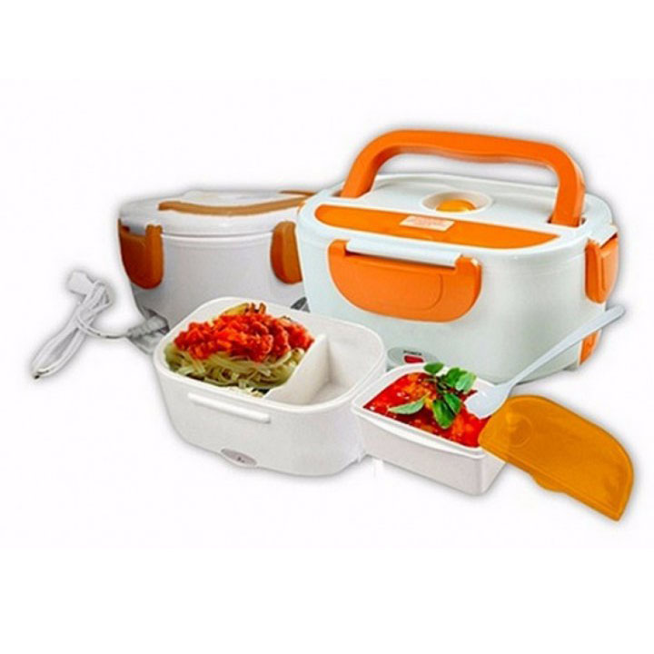 Ланч-бокс с подогревом Lunch Heater 220 V Pro Оранжевый - фото 2