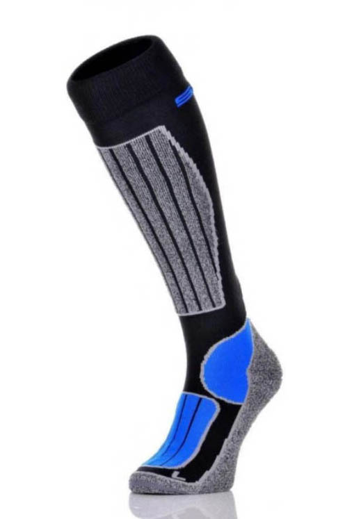 Термошкарпетки лижні Spaio Merino Vigour р. 44-46 Grey/Black/Blue (SMV44-46GBB)