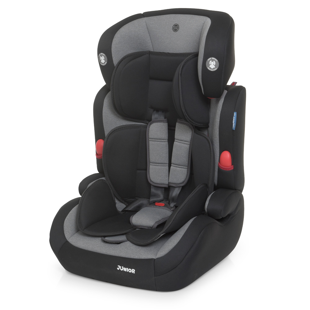 Дитяче автокрісло El Camino Junior ME1008 Royal з ISOFIX 9-36 кг Gray Сірий