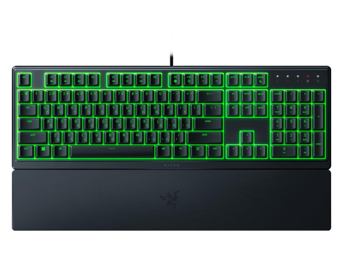Клавиатура игровая Razer Ornata V3X N-KRO 1000Hz UKR Black (RZ03-04471900-R371)