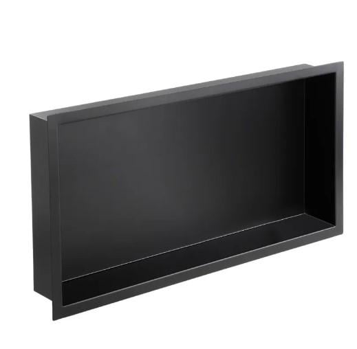 Полка-ниша для ванной комнаты MIXXUS Premium NICHE-0102 из нержавеющей стали SUS304 Black (MI6680)