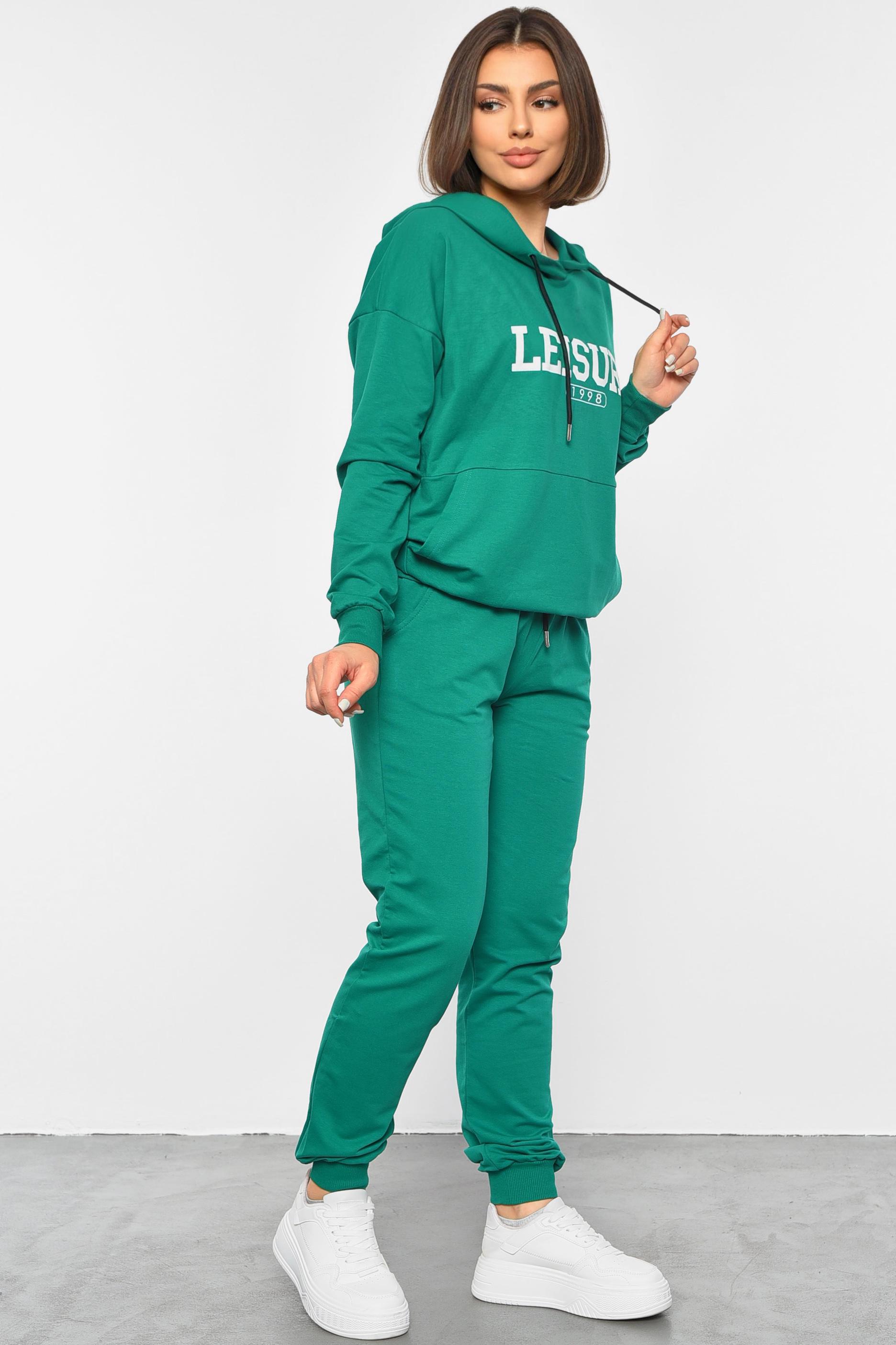 Спортивний костюм жіночий XXL Зелений (189734) - фото 2