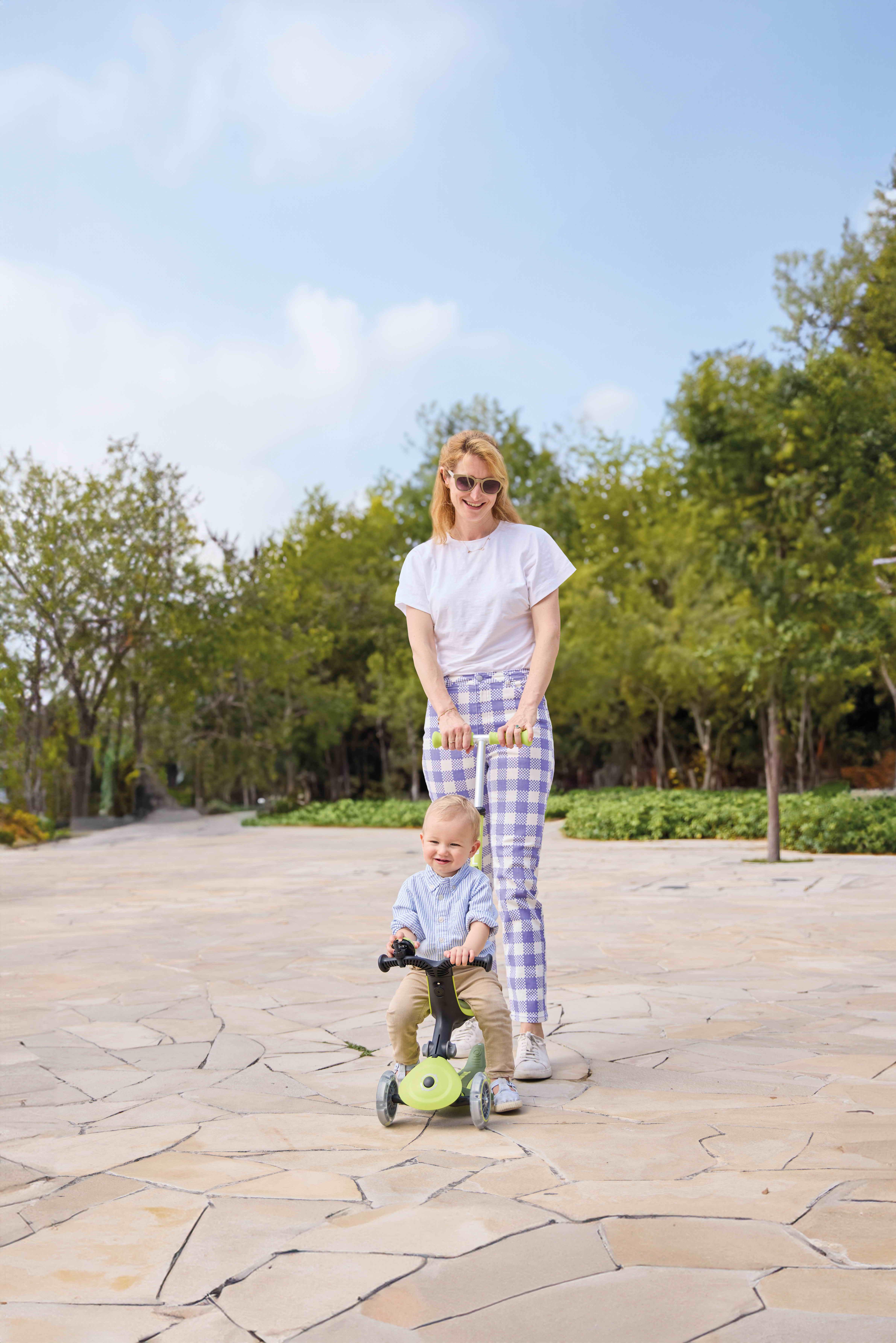 Самокат Globber-Go Up Active Lights Mint - фото 7