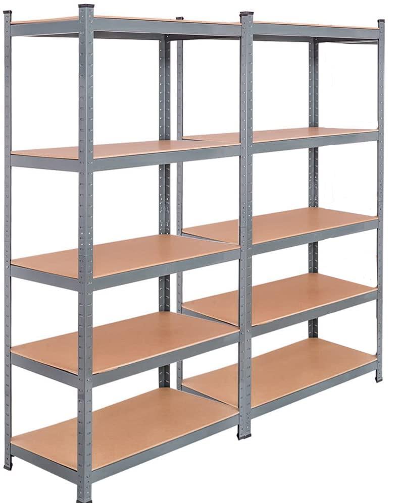 Стеллаж металлический Siker 2 секции 10 полок 180x90x40 см (4041)