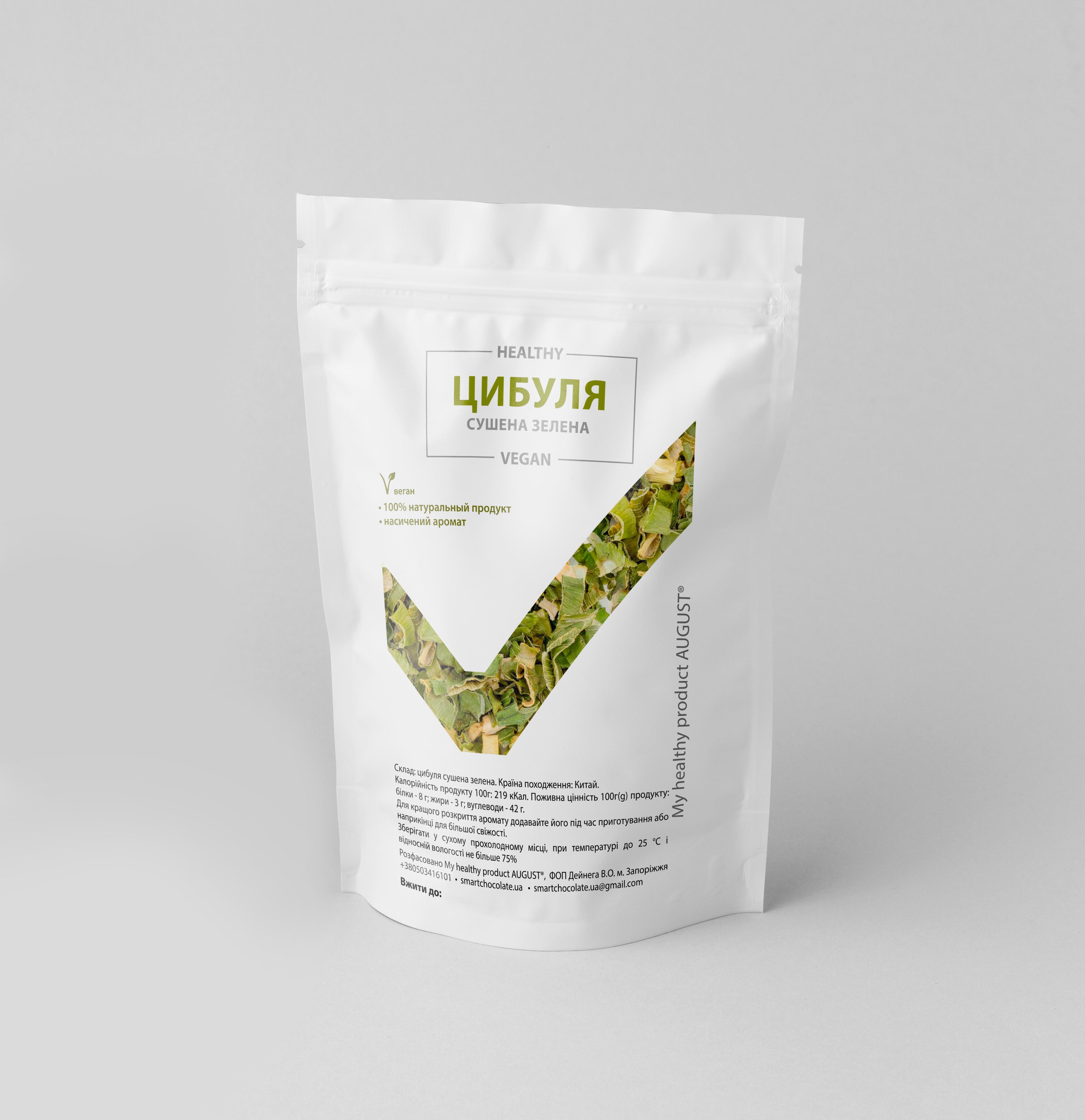 Цибуля сушена зелена My healthy product AUGUST 20 г