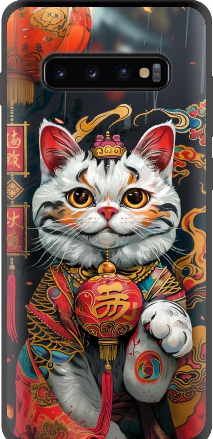Чехол на Samsung Galaxy S10 Plus China Cat v2 (6135b-1649-42517) Чехол на Samsung Galaxy S10 Plus China Cat v2 (6135b-1649-42517)