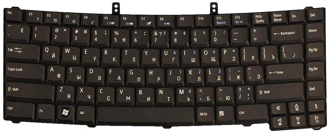 Клавиатура для ноутбука Acer Extensa 4220/4230/4420 Black