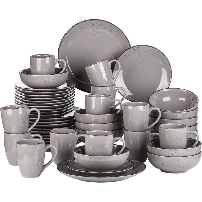Столовий сервіз NAVIA Vancasso на 12 персон 48 пр. Сірий (33497579)