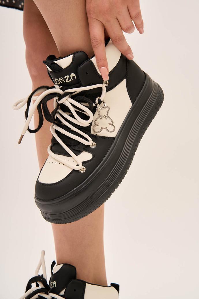 Кросівки жіночі LONZA 175150 р. 37 Чорний (14533_37) - фото 5 Кросівки жіночі LONZA 175150 р. 37 Чорний (14533_37) - фото 5