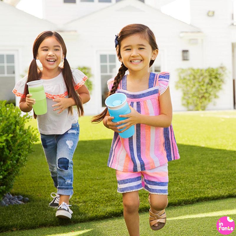 Чашка непроливна Munchkin Miracle 360 for Toddlers 410 мл Рожевий (00479) - фото 4 Чашка непроливна Munchkin Miracle 360 for Toddlers 410 мл Рожевий (00479) - фото 4