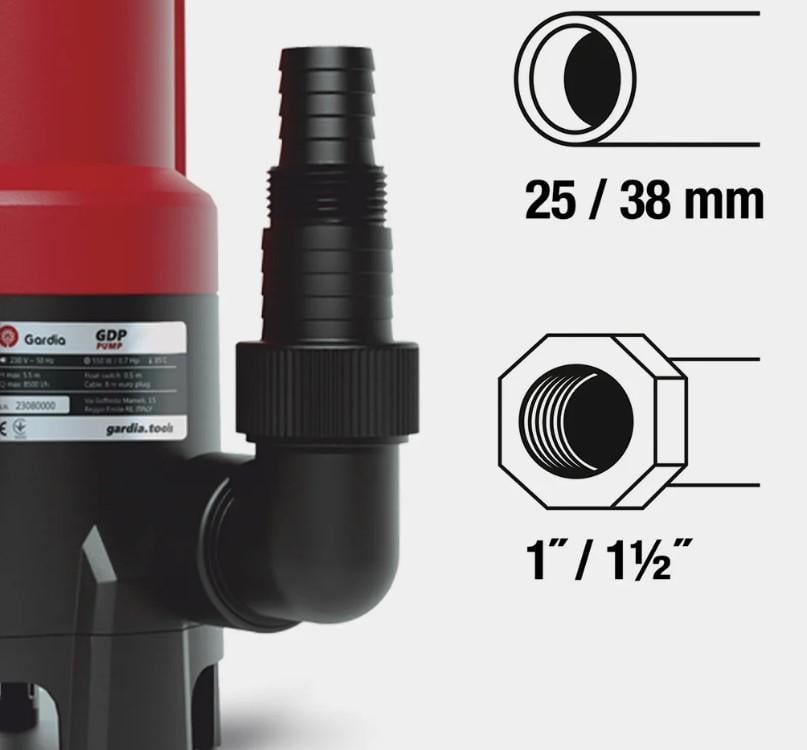 Дренажний насос Gardia GDP 550 (42952) - фото 2