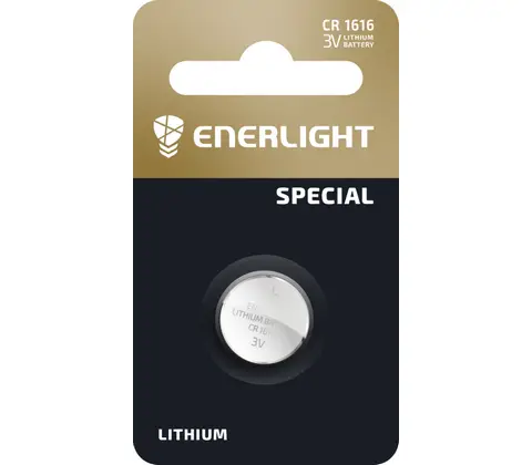 Батарейка літієва ENERLIGHT CR1616 на блістері 1 шт. (3110593994)