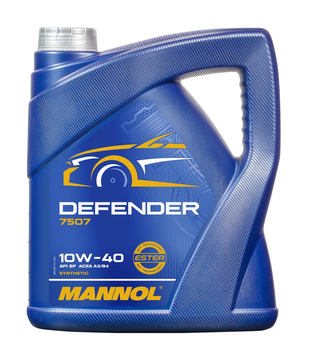 Моторное масло Mannol Defender 10W-40 синтетика 4 л (7507-4)