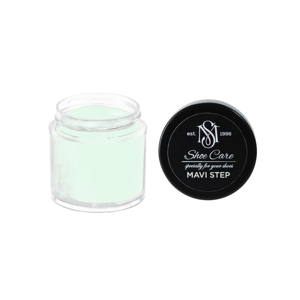Крем для обуви из гладкой кожи MAVI STEP Custom 10 мл Салатово-перламутровый (0510-G) - фото 1 Крем для обуви из гладкой кожи MAVI STEP Custom 10 мл Салатово-перламутровый (0510-G) - фото 1