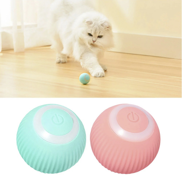 Смарт игрушка вращающийся шарик для животных - фото 2 Смарт игрушка вращающийся шарик для животных - фото 2