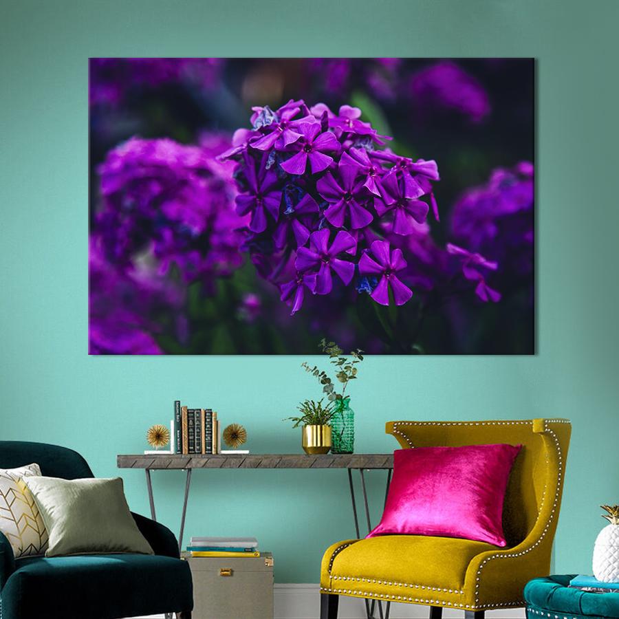 Картина на холсте Цветы флоксы 51x34 см (897-1)