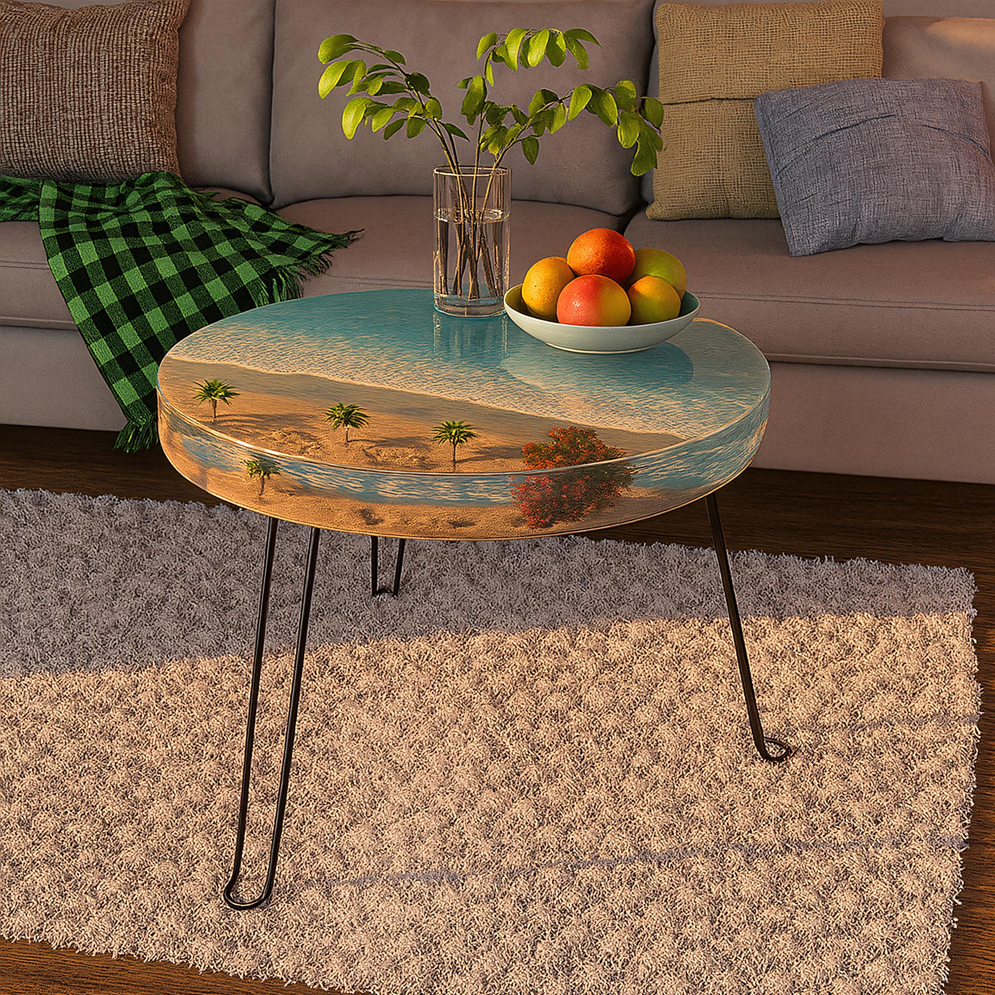 Молд силіконовий для виготовлення столиків столів / стільниць Skoven з епоксидної смоли 36 см - фото 5