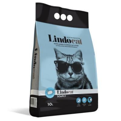 Наполнитель бентонитовый Lindocat Fresh с ароматом мыла 10 л