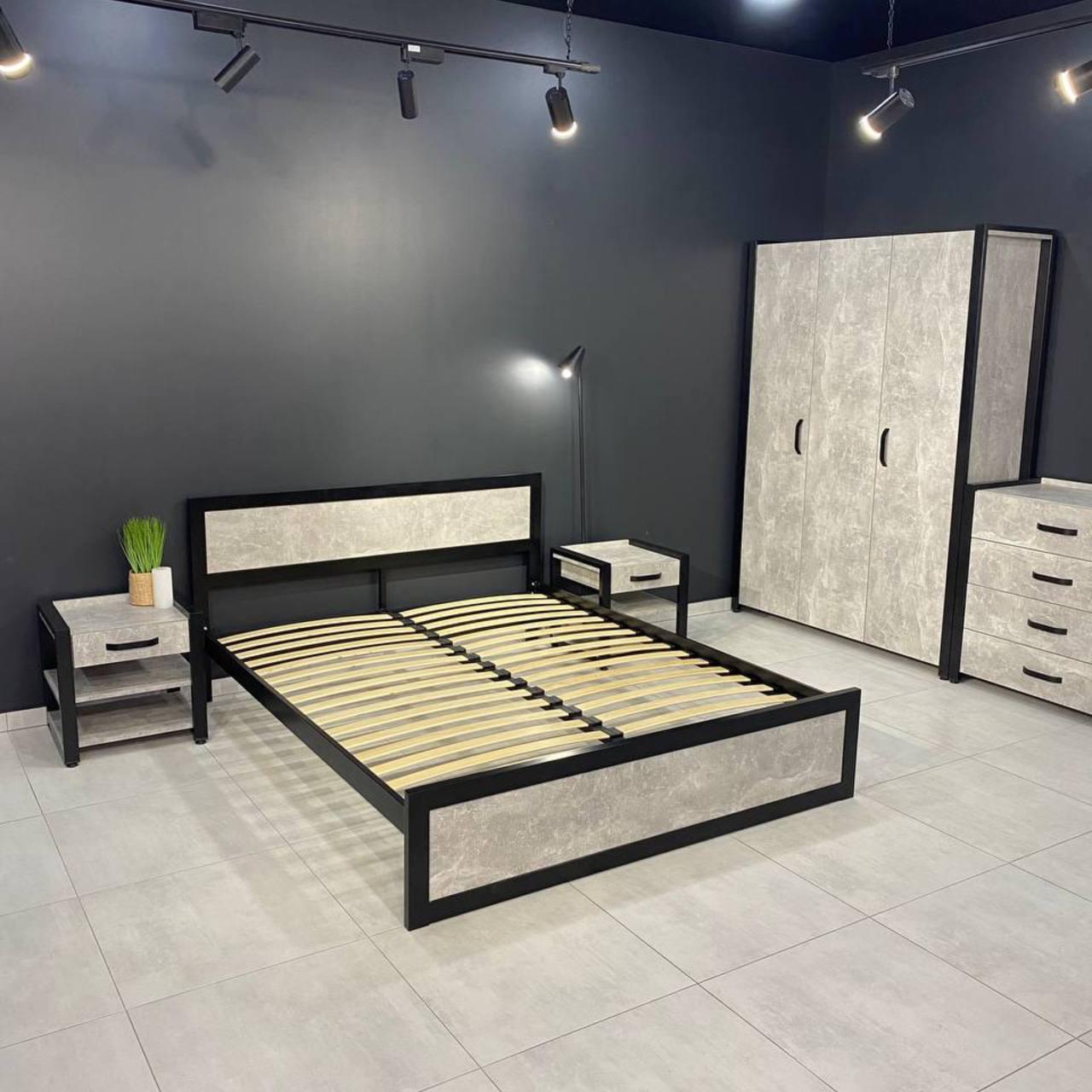 Гарнітури спальні Loft ліжко/комод/шафа/тумба модульний з дерева (000088629) - фото 2 Гарнітури спальні Loft ліжко/комод/шафа/тумба модульний з дерева (000088629) - фото 2