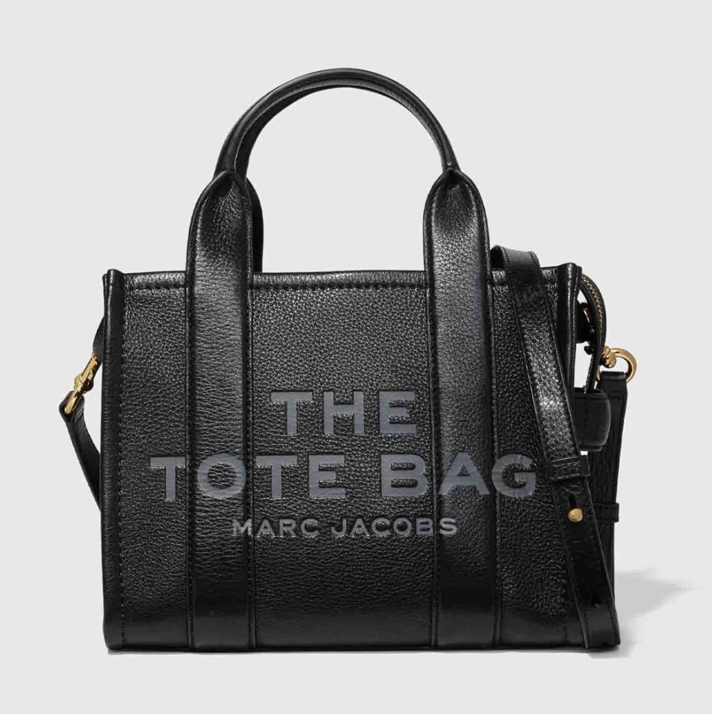 Сумка-шопер женская Marc Jacobs The Leather Tote Bag Small H009L01SP21 Черный (410087)