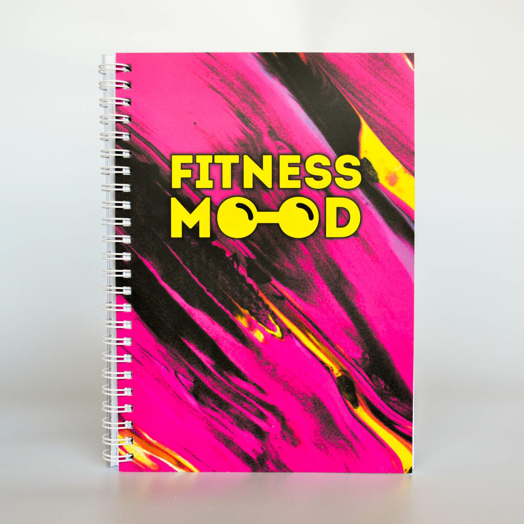 Дневник тренировок и питания для похудения Fitness mood Pink