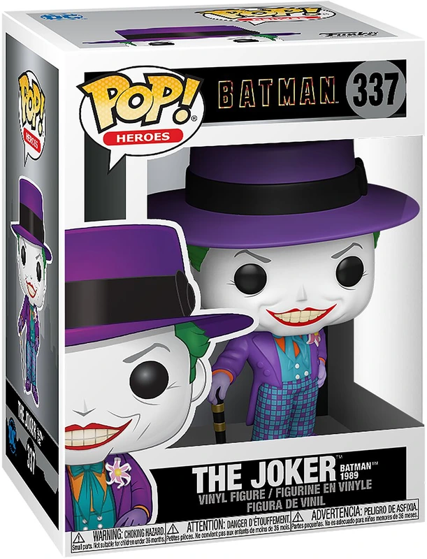 Ігрова фігуркаДжокер Funko Pop DC Heroes 337 Batman 1989 The Joker with Hat (18717)