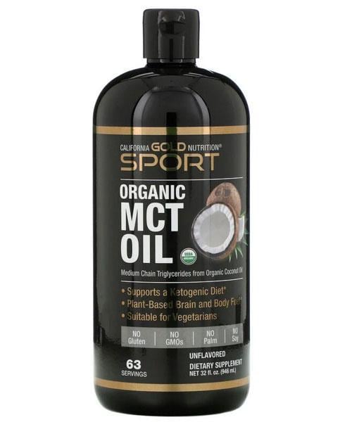 Масло органическое MCT California Gold Nutrition SPORT 946 мл (34166332)