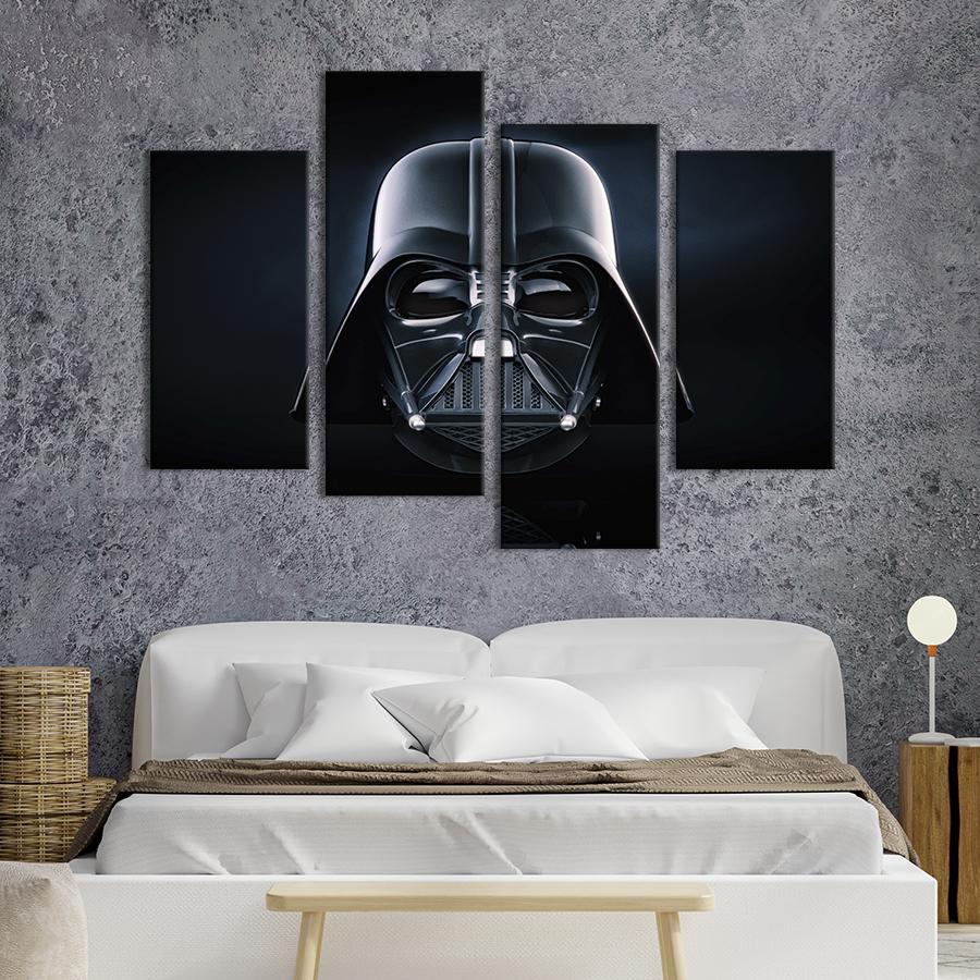 Картина модульна з 4 частин Darth vader mask XL 149x106 см (698-42)