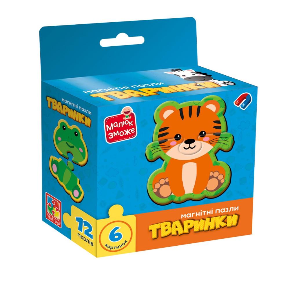 Пазл детский магнитный Vladi Toys Животные Разноцветный (IP-177-P-1730) Пазл детский магнитный Vladi Toys Животные Разноцветный (IP-177-P-1730)