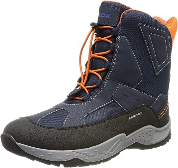 Ботинки зимние Geox Sentiero р. EUR 29 Navy/Orange (7425547)