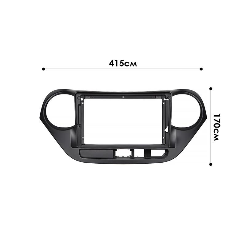 Переходная рамка 9" Lesko для марки Hyundai i10 2013-2019гг. - фото 4