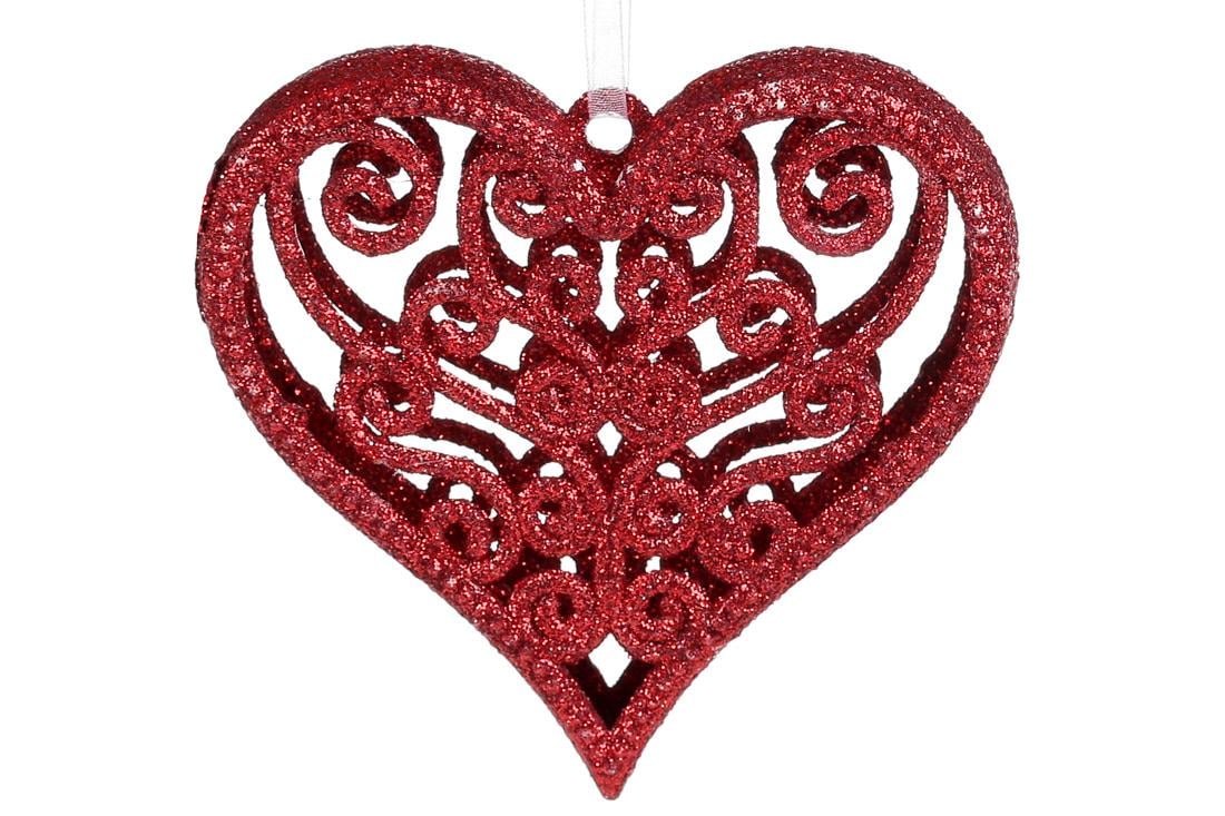 Ялинкова прикраса Серце BonaDi (788-594) Ялинкова прикраса Серце BonaDi (788-594)