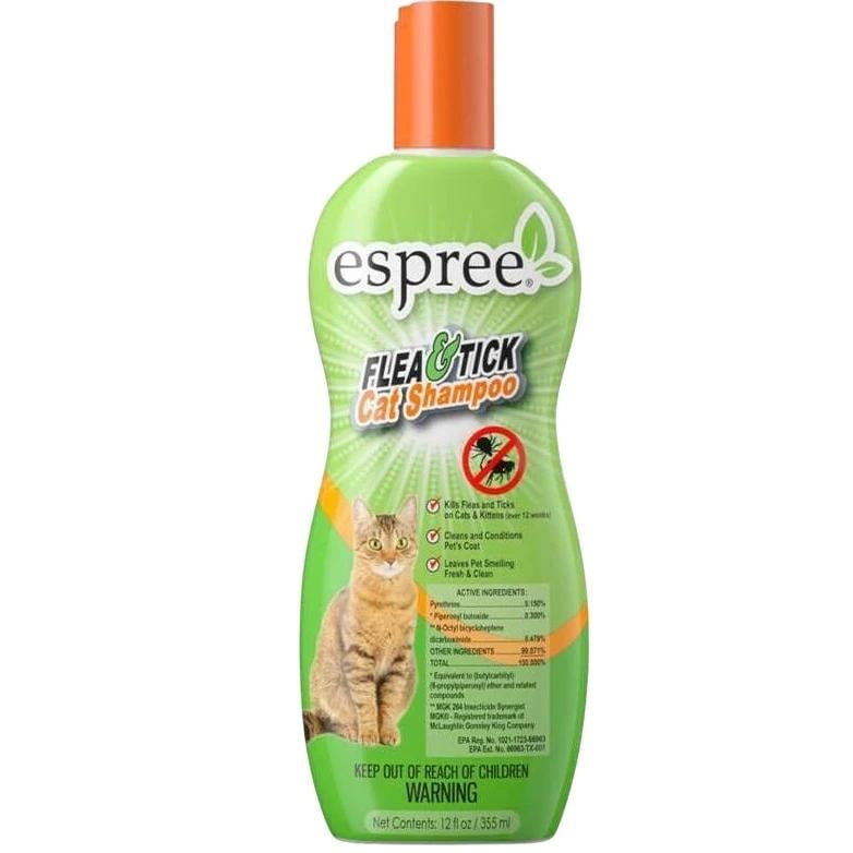 Шампунь репеллентный Espree Flea&Tick Shampoo for Cats для котов 355 мл (e00289)