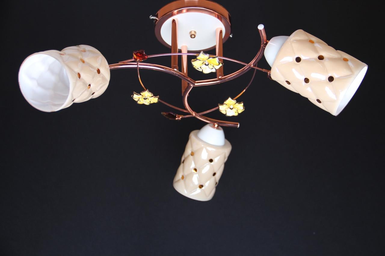 Люстра Svlight трехламповая 1493/3 Медь (372922730)