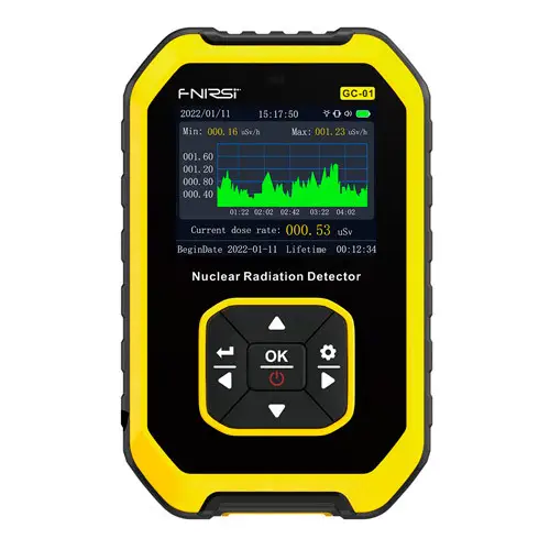 Дозиметр аккумуляторнный FNIRSI GC-01 Yellow (GC-01Y) - фото 1