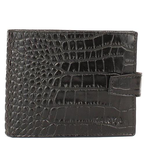 Портмоне чоловіче з натуральної шкіри Karya 0999-53 Чорний (2409867670)