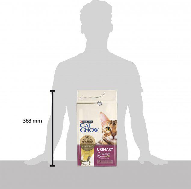 Сухой корм Purina Cat Chow Urinary Tract Health для кошек с курицей 1,5 кг (5997204514387) - фото 3