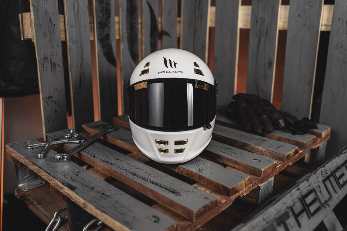 Мотошлем MT HELMETS Jarama Solid S Gloss White (25136) - фото 13
