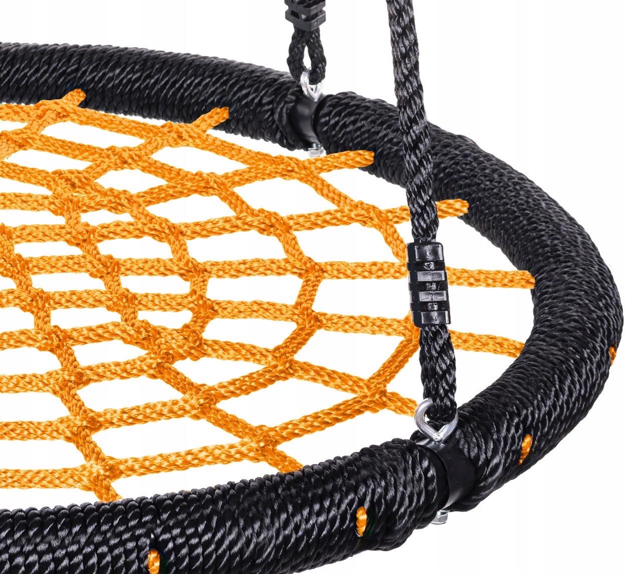 Гойдалка дитяча WCG Nest з плетеним канатним сидінням 120 см Жовтий (W-416Y0) - фото 4 Гойдалка дитяча WCG Nest з плетеним канатним сидінням 120 см Жовтий (W-416Y0) - фото 4