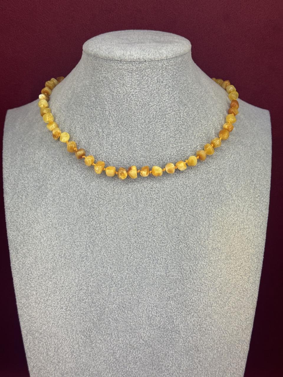 Бусы из янтаря детские 39 см (в-21)