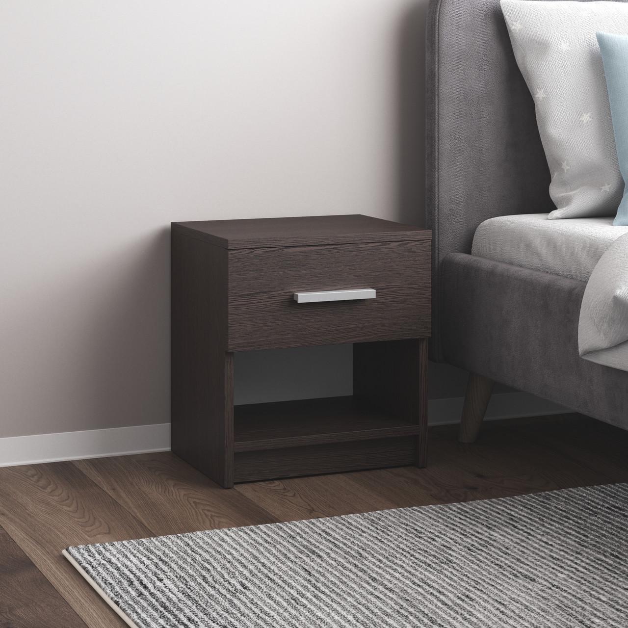 Тумба прикроватная VAYS 38,6х29,2х41 см Венге темный (2815584964)
