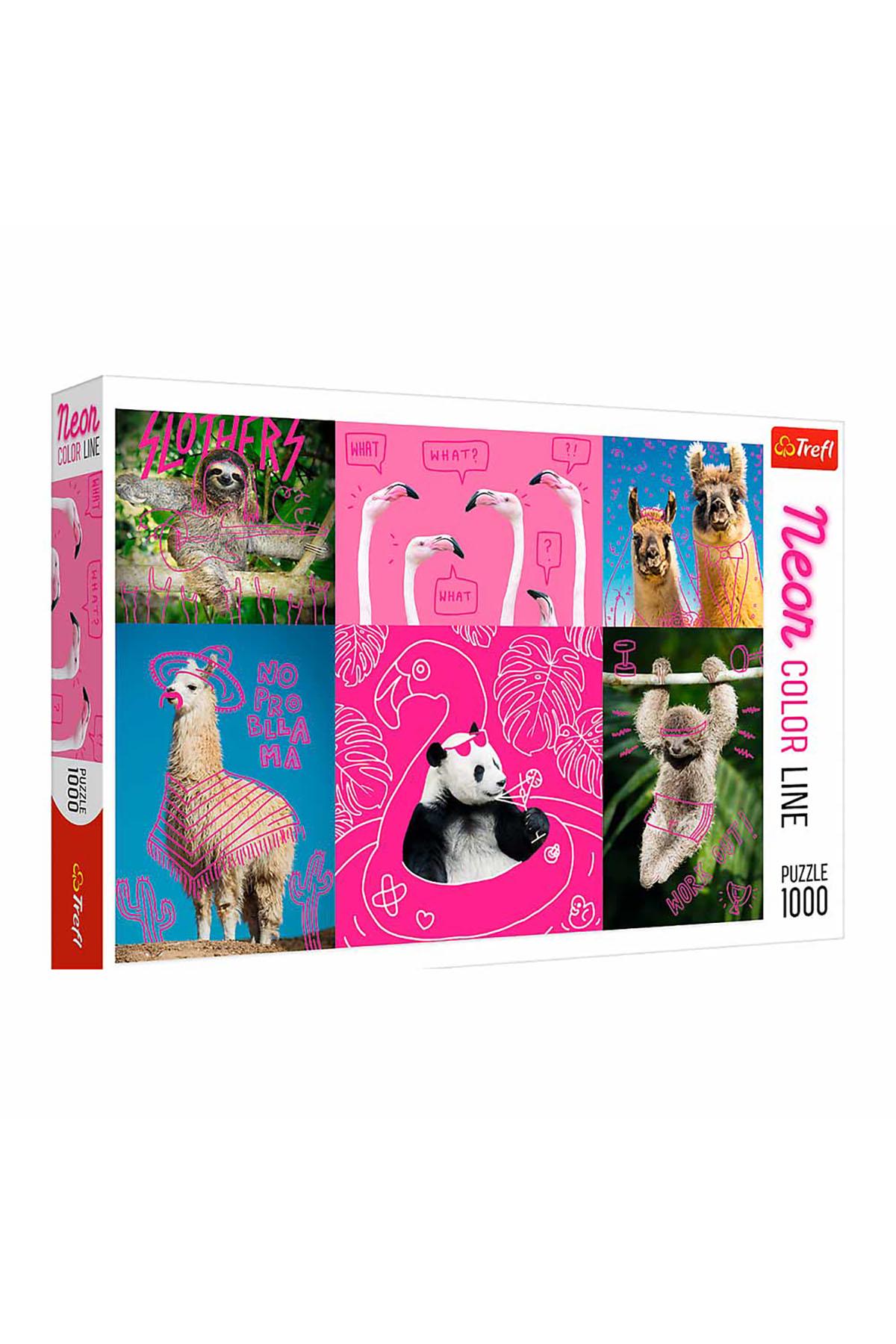 Пазли Trefl Неонові малюнки - Екзотичні тварини 10594 (5900511105940)