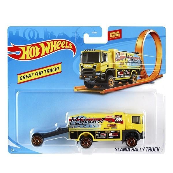 Грузовик-трейлер Hot Wheels Scania Rally Truck BFM60-GKC33 (141965)