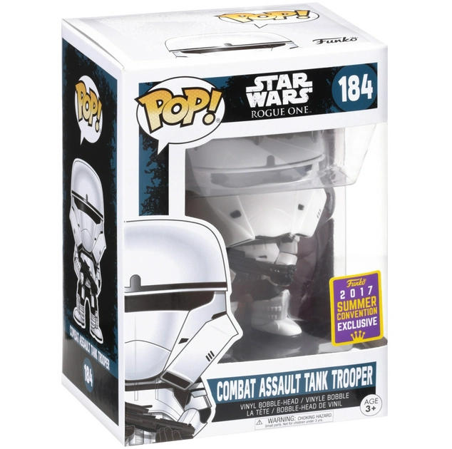 Фигурка Funko Pop Star Wars Combat Assault Tank Trooper 10 см (184)