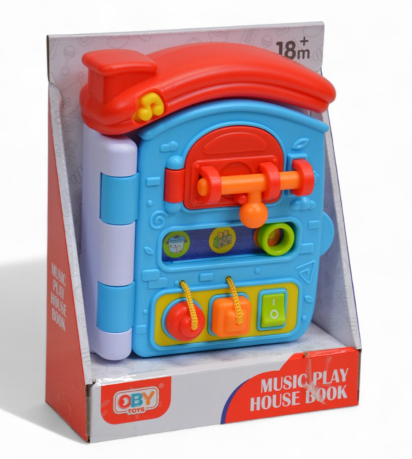 Іграшка для розвитку моторики Бізіборд із підсвіткою пластиковий (2702158177)