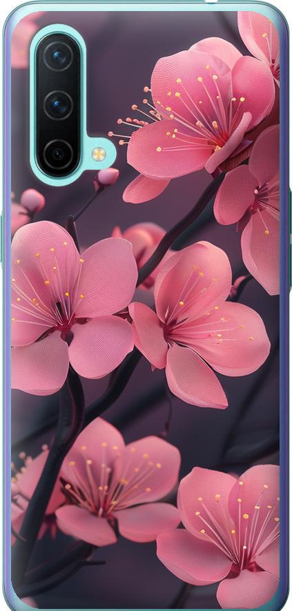 Чехол на OnePlus Nord CE Пурпурная сакура (6075u-2382-42517)