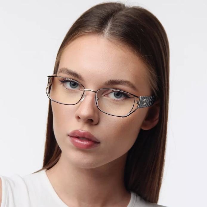 Окуляри жіночі для зору з Blue Block овальна форма C2 +3.25 Бежевий (8718)