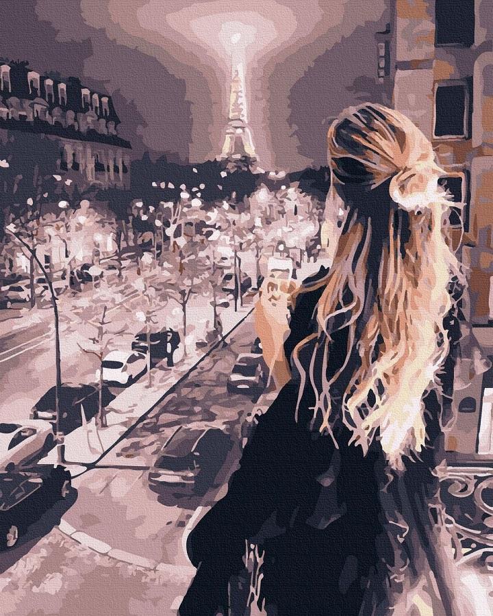 Картина за номерами Ніч в Парижі (GX40801)