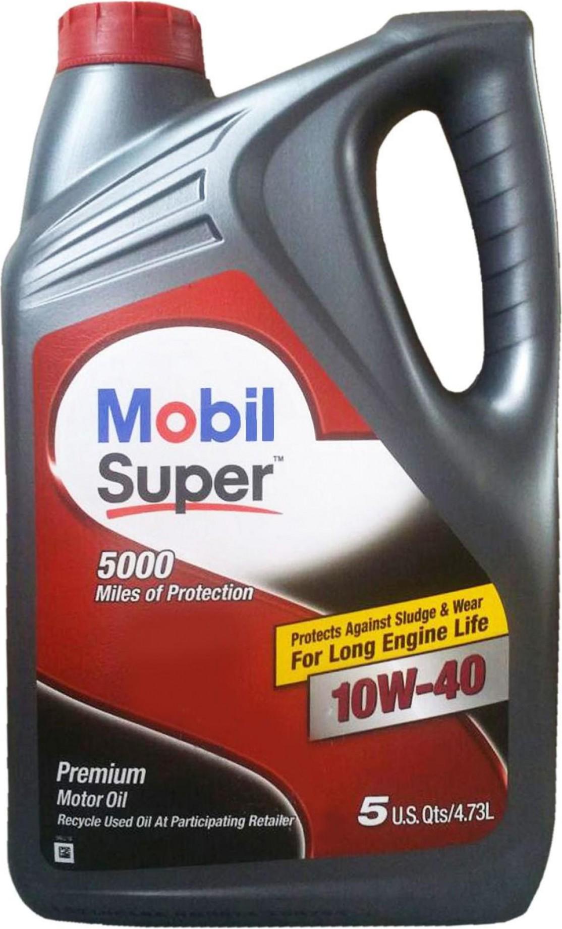 ᐉ Моторное масло Mobil Super 5000 10W-40 USA 4,730 л