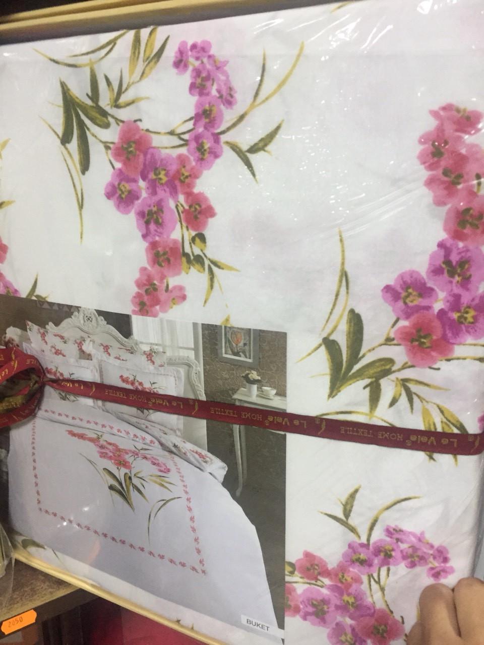 Комплект постільної білизни Le Vele Buket полуторний 180х240 см White (lv-072) - фото 3